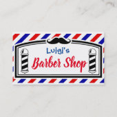 Barber Shop Visitekaartje (Voorkant)
