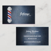 Barber Shop-Visitekaartjes Visitekaartje (Voorkant / Achterkant)