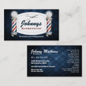 Barber Shop-Visitekaartjes Visitekaartje (Voorkant / Achterkant)