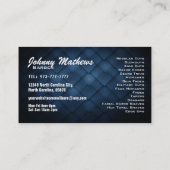 Barber Shop-Visitekaartjes Visitekaartje (Achterkant)