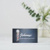 Barber Shop-Visitekaartjes Visitekaartje (Staand voorkant)