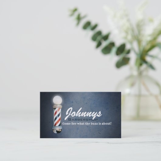 Barber Shop-Visitekaartjes Visitekaartje (Staand voorkant)