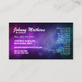 Barber Shop-Visitekaartjes Visitekaartje (Achterkant)