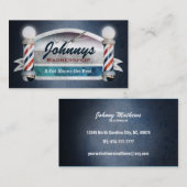 Barber Shop-Visitekaartjes Visitekaartje (Voorkant / Achterkant)