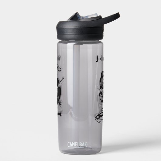 Barber Shop Waterfles (Links)