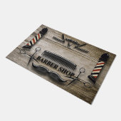Barber Shop Welcome Mat, Hair Salon Deurmat (Schuin)
