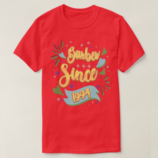 Barber sinds 1994 t-shirt (Design voorkant)