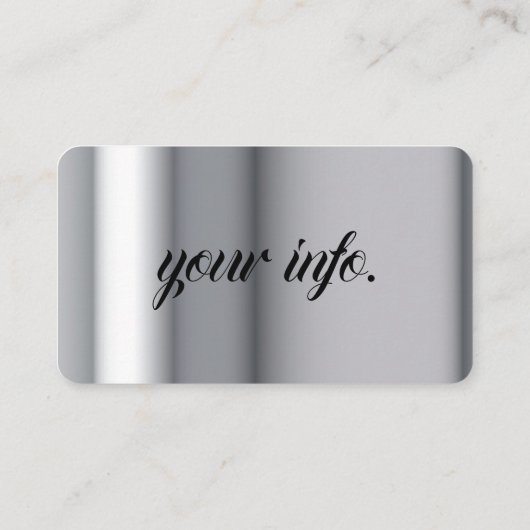 barber-Sjabloon Visitekaartje (Achterkant)