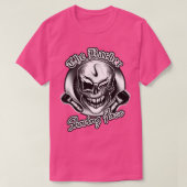 Barber Skull 3 Shave Face T-shirt (Design voorkant)