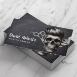 Barber Skull Barbershop Krijtbord Hair Stylist Visitekaartje<br><div class="desc">Barber Skull Barbershop Haar Stylist  Krijtbord Visitekaartjes.</div>