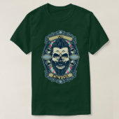Barber Skull T-shirt (Design voorkant)