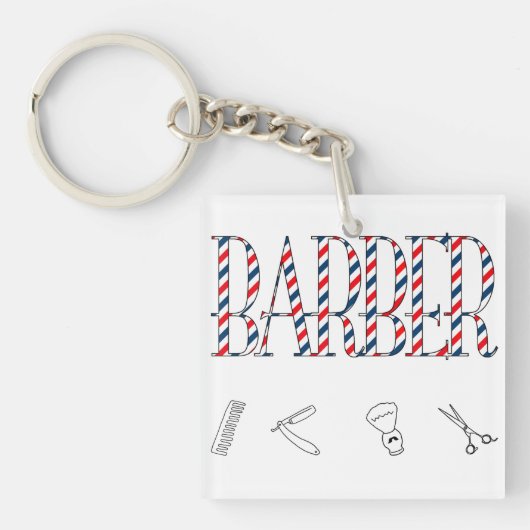 Barber Sleutelhanger (voorkant)