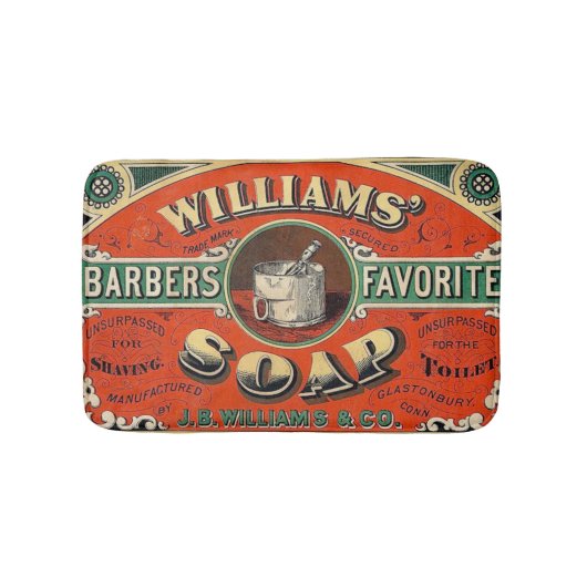 Barber Soap Small Bath Mat (Voorkant)