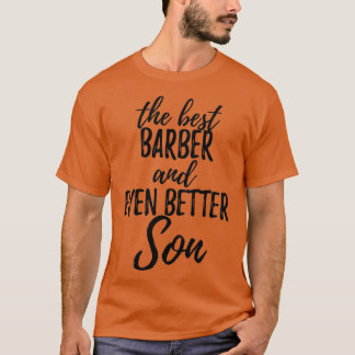 Barber Son Funny Gift Idea for Child Gag Inspirati T-shirt