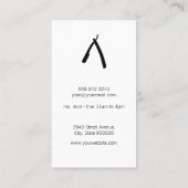 Barber Specialist Visitekaartje (Achterkant)