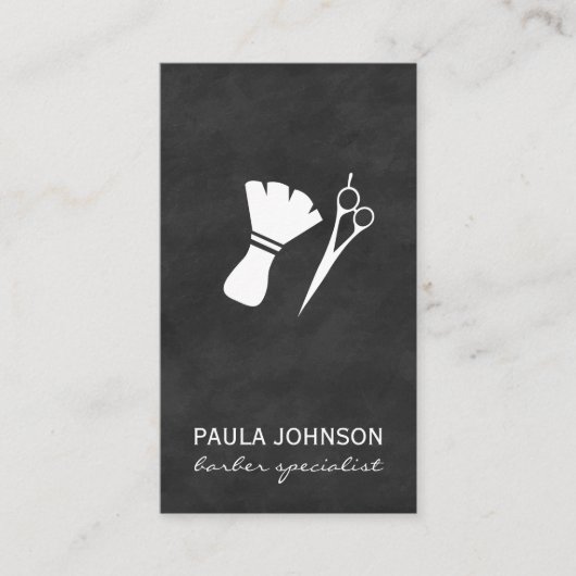 Barber Specialist Visitekaartje (Voorkant)