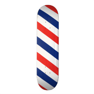 Barber Stripes Persoonlijk Skateboard