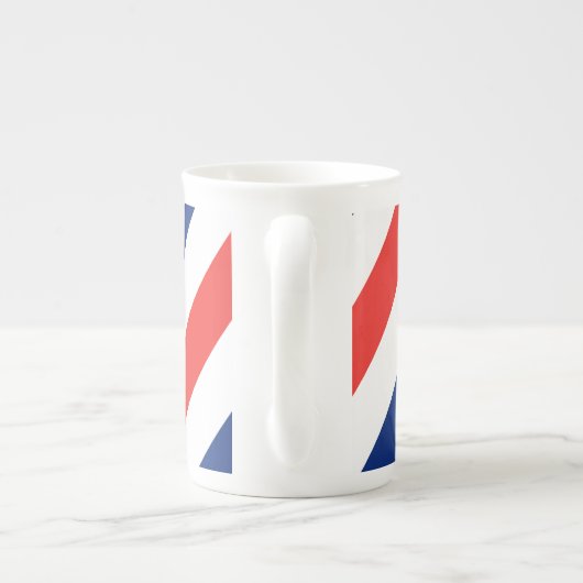 Barber Stripes Porselein Kop (Achterkant)