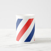 Barber Stripes Porselein Kop (Voorkant)
