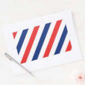 Barber Stripes Rechthoekige Sticker (Envelop)