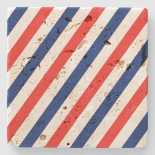 Barber Stripes Stenen Onderzetter