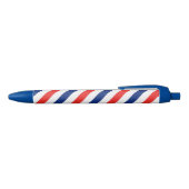 Barber Stripes Zwarte Inkt Pen (Bovenkant)