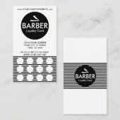 BARBER strips Klantenkaartje (Voorkant / Achterkant)