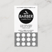 BARBER strips Klantenkaartje (Voorkant)