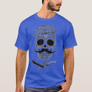 Barber Sugar Skull T-shirt