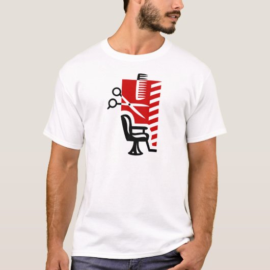 Barber T-shirt (Voorkant)