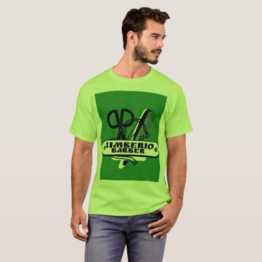 Barber t shirt ontwerp (Voorkant volledig)