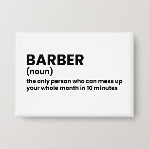 Barber-taakdefinitie Button