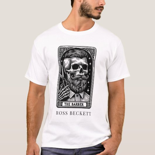  Barber Tarot Logo Monogram T-shirt (Voorkant)