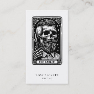 Barber Tarot Logo Monogram Visitekaartje