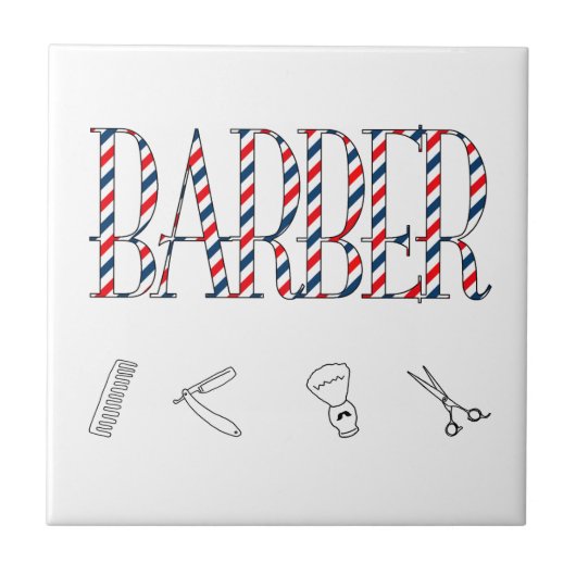 Barber Tegeltje (Voorkant)