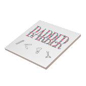 Barber Tegeltje (Zijkant)