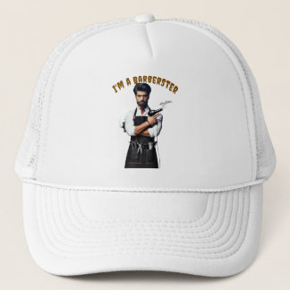 Barber thema Honkbal & Trucker Hoeden Pet