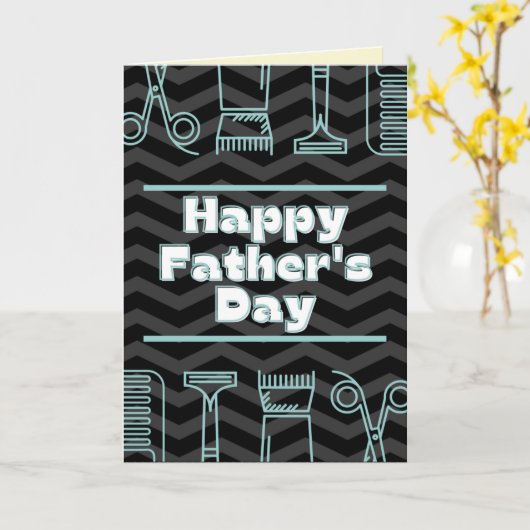 Barber ThGeachte Happy Vaderdag Card Kaart (Gele Bloem)