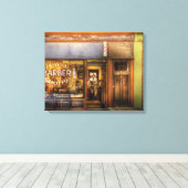 Barber - Towne Barber Shop Canvas Afdruk (Insitu (Houten vloer))