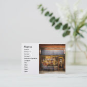 Barber - Towne Barber Shop, Name, Address 1, Ad... Visitekaartje (Staand voorkant)