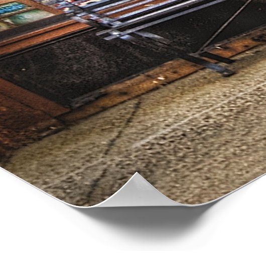 Barber - Towne Barber Shop Poster (Hoek)