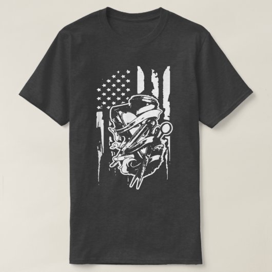 Barber Trimmer Us Flag Best Barber  For Men For Wo T-shirt (Design voorkant)