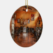 Barber - Unie, NJ - De moderne salon Keramisch Ornament (Rechts)