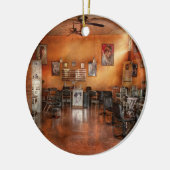 Barber - Unie, NJ - De moderne salon Keramisch Ornament (Links)