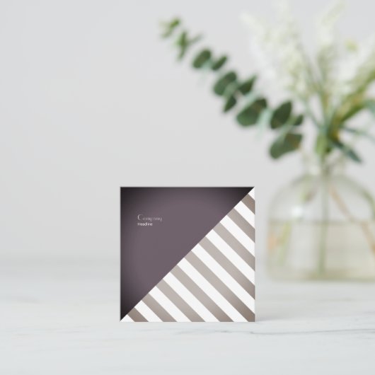 Barber Vierkante Visitekaartje (Staand voorkant)