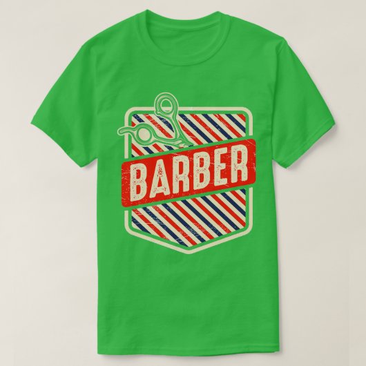 Barber Vintage 2 T-shirt (Design voorkant)