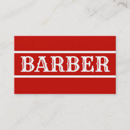 Barber Visitekaartje