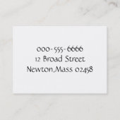 barber visitekaartje (Achterkant)