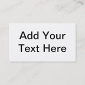 Barber Visitekaartje (Achterkant)