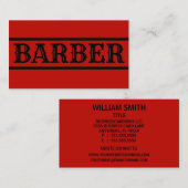 Barber Visitekaartje (Voorkant / Achterkant)